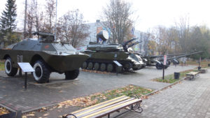 Выставка военной техники в Унече
