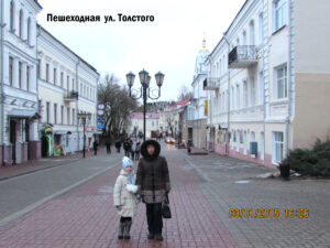 Пешеходные улицы Суворова и Толстого