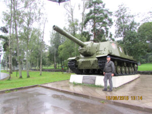 Артиллерийская установка ИСУ-152 в Приозерске