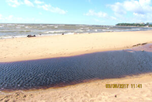 На Финском заливе в поселке Репино