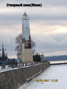 Деревянный маяк Кронштадта
