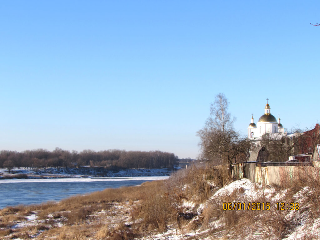 Река Западная Двина — Полоцк расположен на её берегах