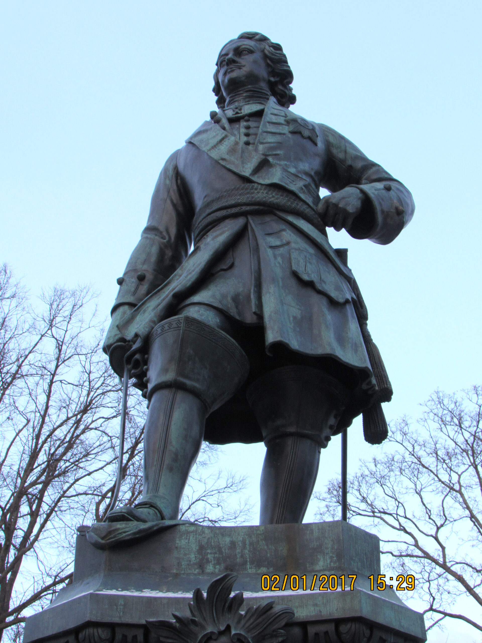 Памятник Петру I в Кронштадте